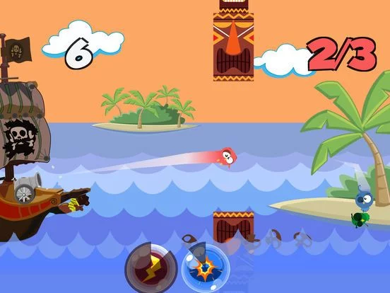 Изображение игры: Smashy Bird and Angry Pirate