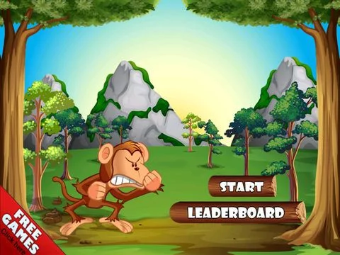 Изображение игры: Angry Monkey Mud Toss Fight