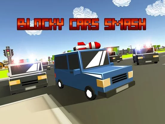 Изображение игры: Blocky Cops Smash Full