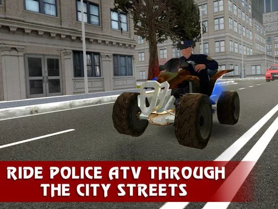 Изображение игры: Police ATV Simulator: City Quad Bike Racing Full