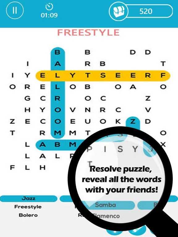 Изображение игры: Word Search Puzzles: Brain Challenge Twist