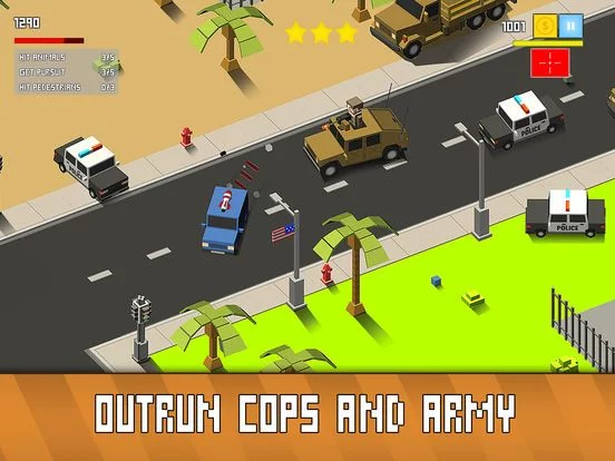 Изображение игры: Blocky Cops Smash Full