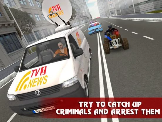 Изображение игры: Police ATV Simulator: City Quad Bike Racing Full