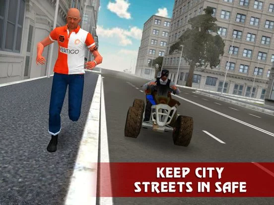Изображение игры: Police ATV Simulator: City Quad Bike Racing Full