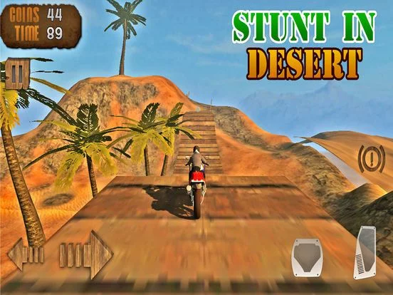 Изображение игры: Desert Stunt Bike Drive Pro