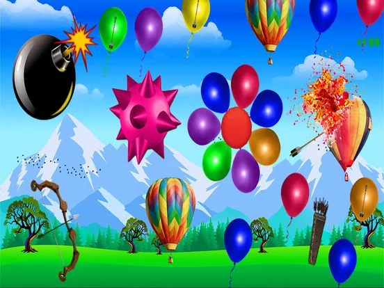 Изображение игры: Real Archery Balloons shooter