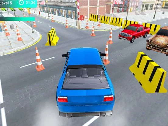 Изображение игры: Driving Test city Car Parking