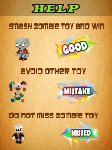 Изображение игры: Toy Zombie Smasher