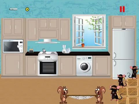 Изображение игры: Ninja Mouse Cheese Grab Mayhem