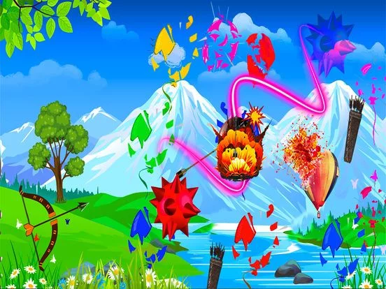 Изображение игры: Real Archery Balloons shooter