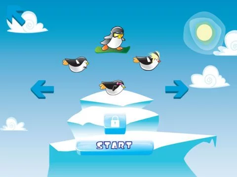Изображение игры: Racing Tiny Penguin Dash