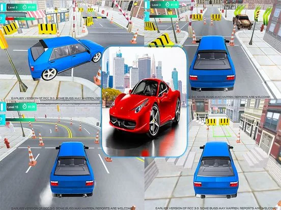 Изображение игры: Driving Test city Car Parking