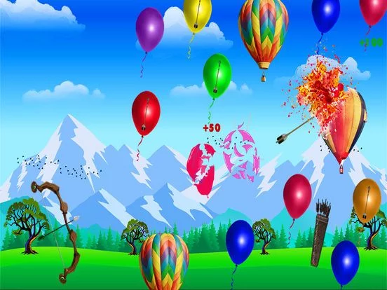 Изображение игры: Real Archery Balloons shooter
