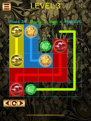 Изображение игры: Jewel Connect Lines