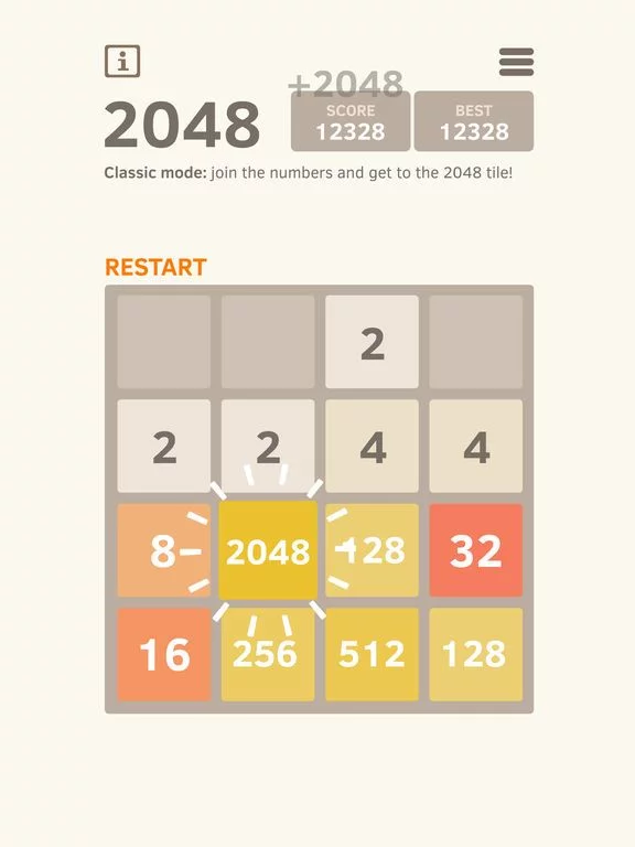 Изображение игры: 2048 Number puzzle game