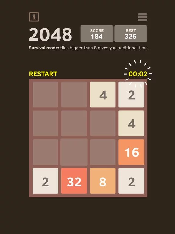 Изображение игры: 2048 Number puzzle game