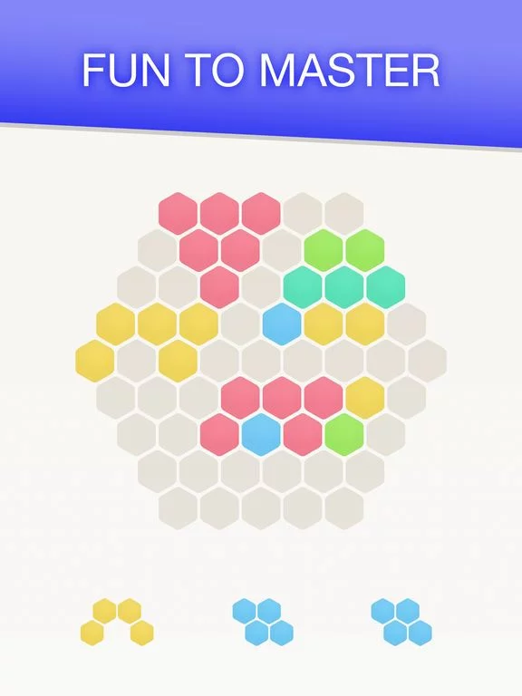 Изображение игры: Hex FRVR - Drag the Hexa Block