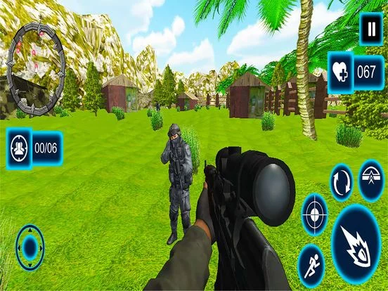 Изображение игры: Commando Mission Sniper Shoot2