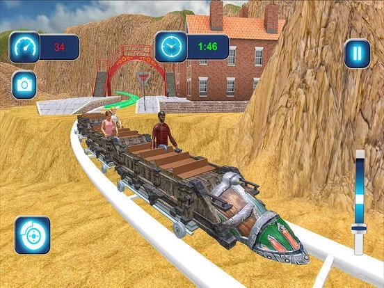 Изображение игры: Mountain Real Roller Coaster