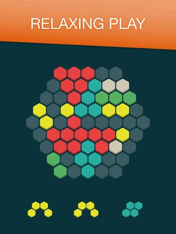 Изображение игры: Hex FRVR - Drag the Hexa Block