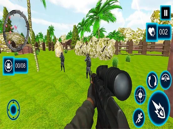Изображение игры: Commando Mission Sniper Shoot2