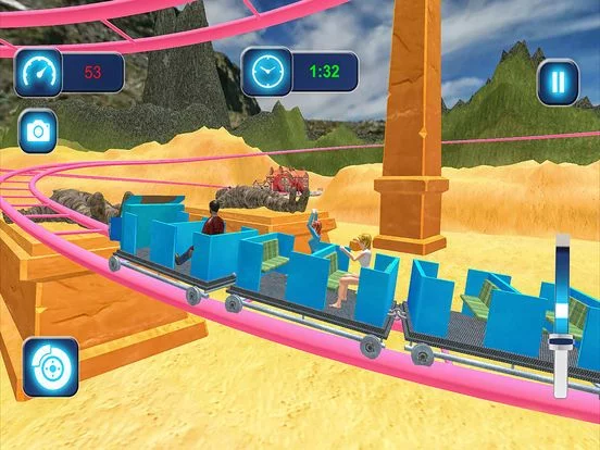 Изображение игры: Mountain Real Roller Coaster
