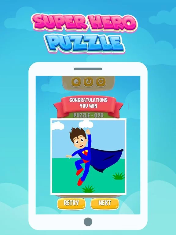 Изображение игры: SuperHero Puzzle Super Girls
