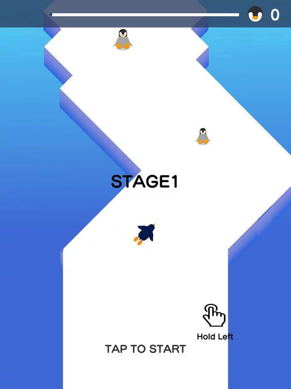Изображение игры: Slipping Penguin