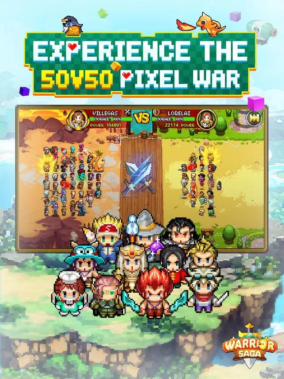 Изображение игры: Warrior Saga: Pixel Adventure