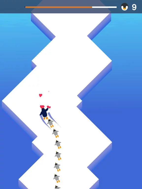 Изображение игры: Slipping Penguin