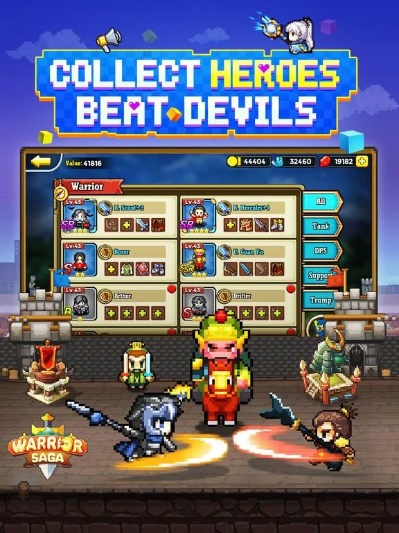Изображение игры: Warrior Saga: Pixel Adventure