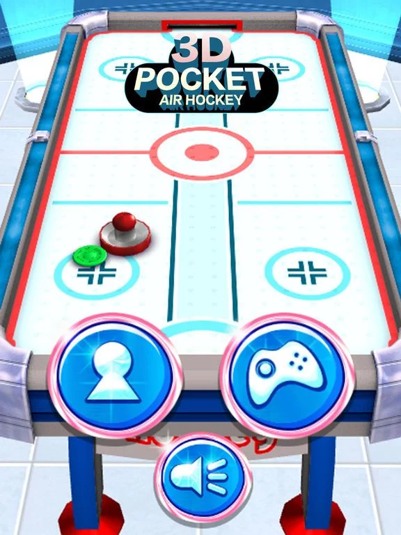 Изображение игры: 3D Pocket Air Hockey