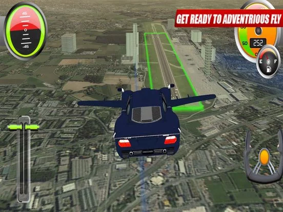 Изображение игры: Flying Sport Car: Explore City