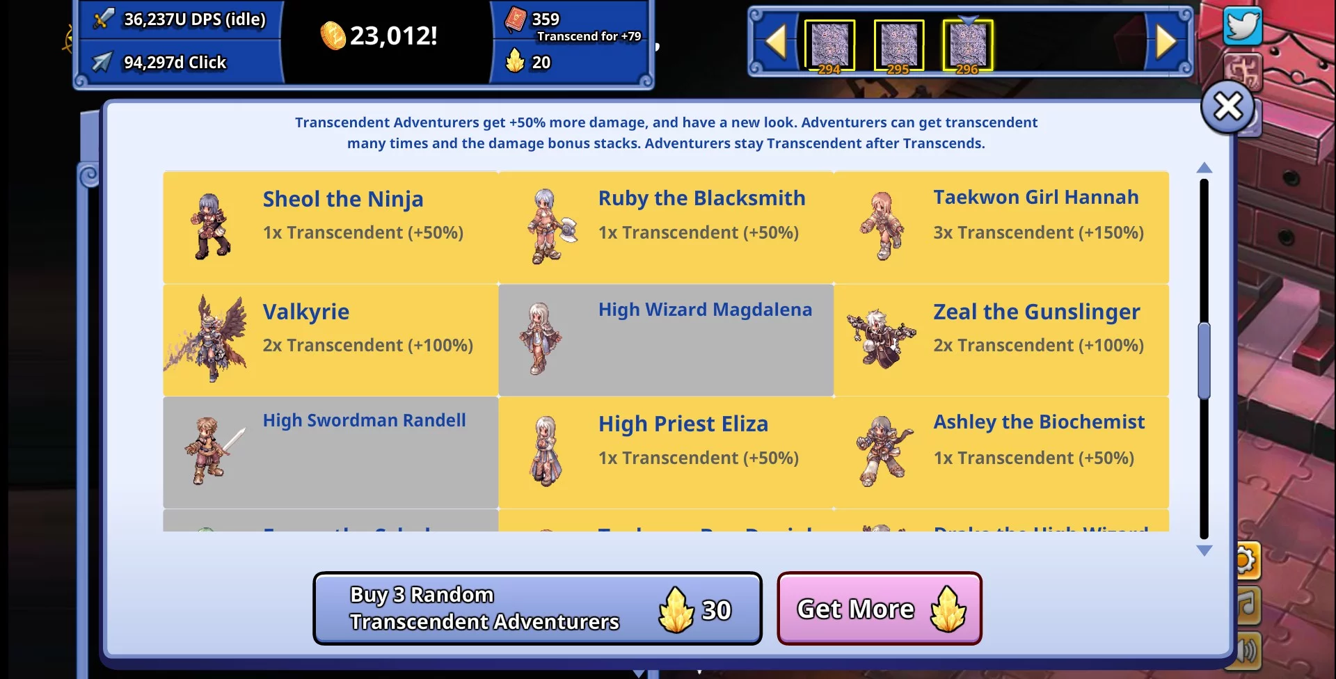 Изображение игры: Ragnarok Clicker