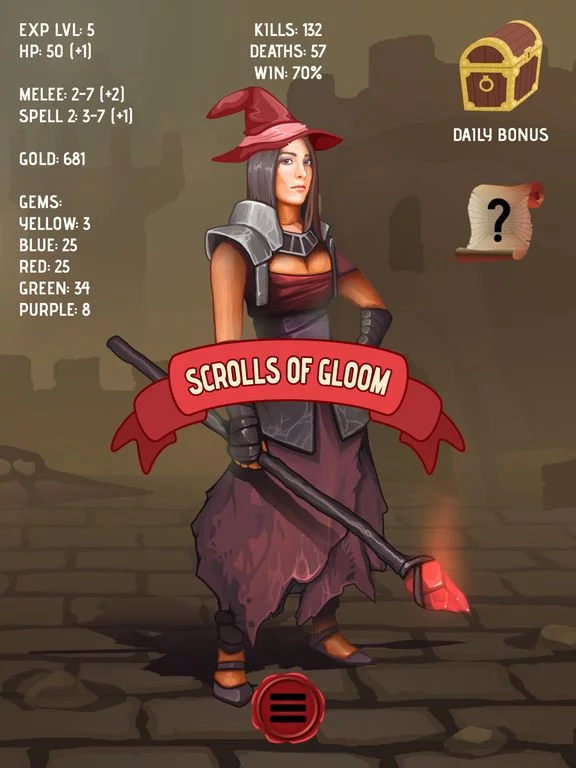 Изображение игры: Scrolls Of Gloom