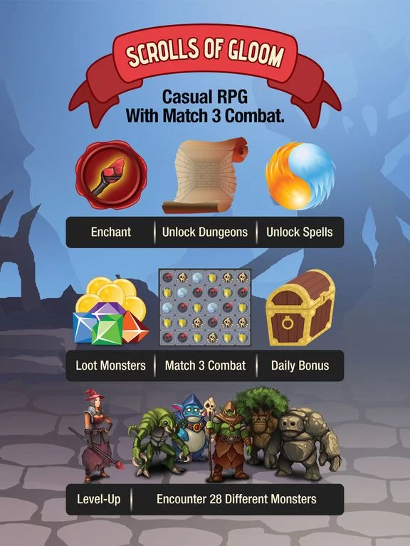 Изображение игры: Scrolls Of Gloom