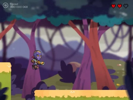 Изображение игры: Alien Forest Run Pro