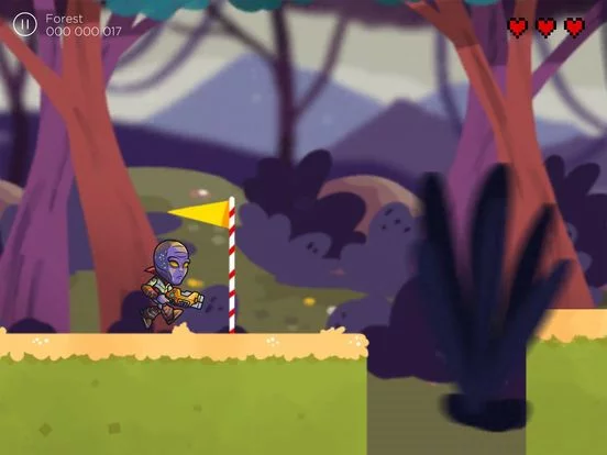 Изображение игры: Alien Forest Run Pro