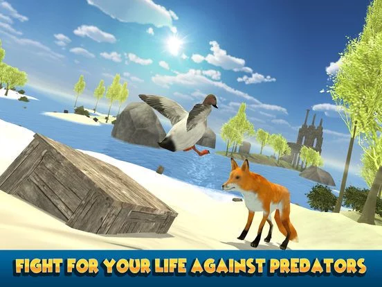 Изображение игры: Duck Simulator 3D: Flying Bird Life