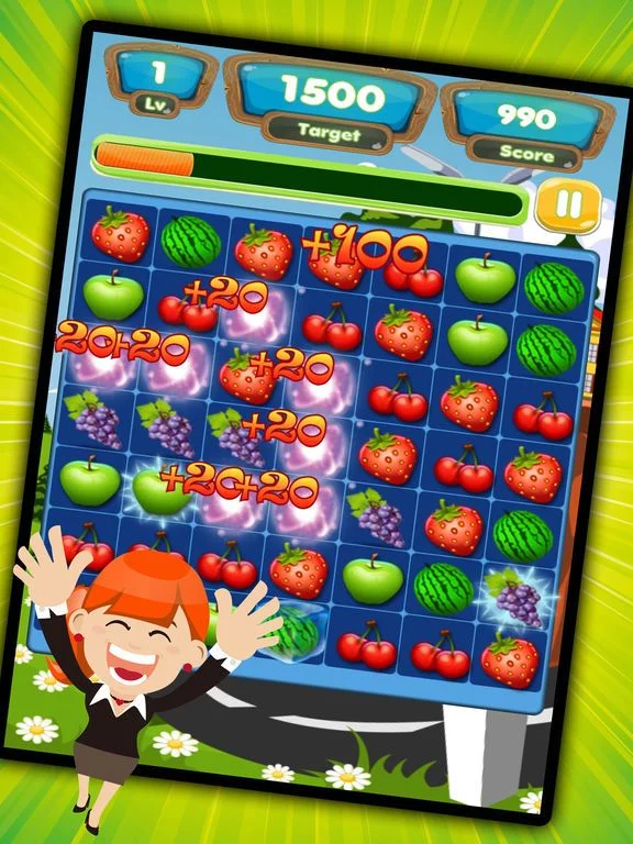 Изображение игры: Delicious Fruit Link Pro