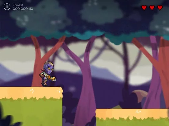 Изображение игры: Alien Forest Run Pro