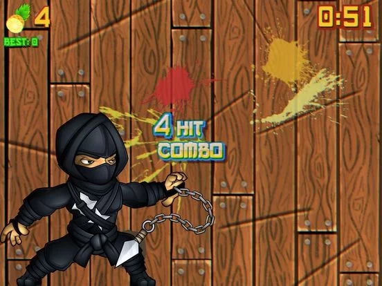 Изображение игры: Legends of the Black Samurai The Fruit Slayer Pro