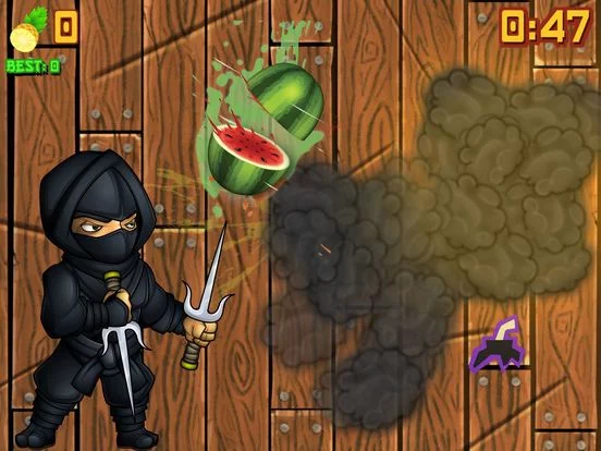 Изображение игры: Legends of the Black Samurai The Fruit Slayer Pro