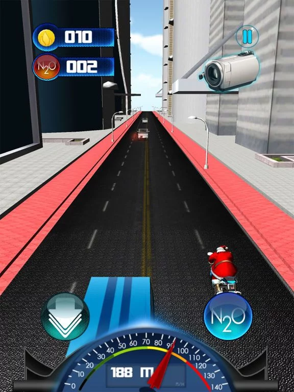 Изображение игры: Santa Motorbike Racer Pro
