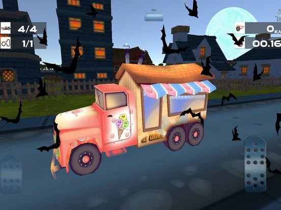 Изображение игры: Spooky Zombie Town Car Race Pro