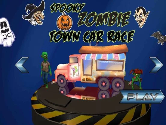 Изображение игры: Spooky Zombie Town Car Race Pro