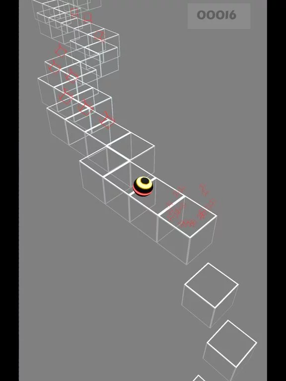 Изображение игры: Neon Ball On The Wall