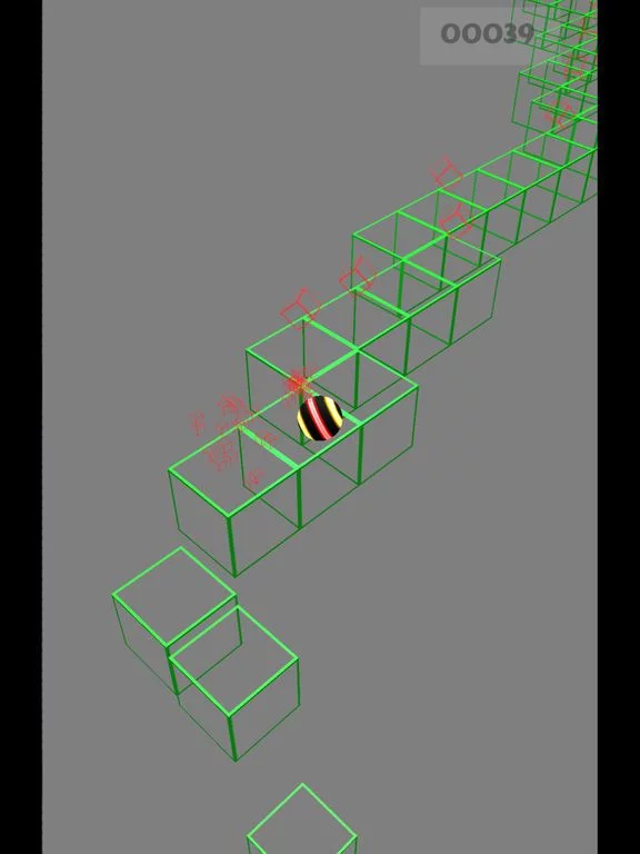 Изображение игры: Neon Ball On The Wall