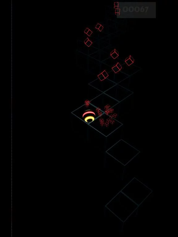 Изображение игры: Neon Ball On The Wall