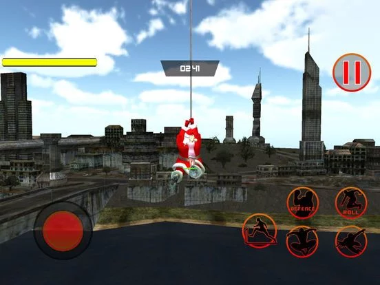 Изображение игры: Crime City Santa Rope Hero